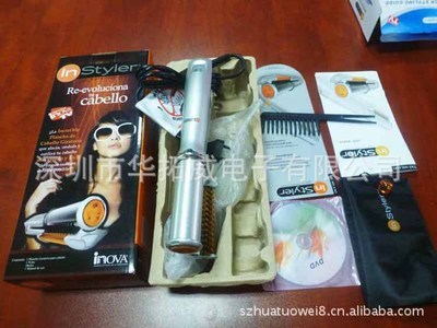 【厂家供应卷发器、直发器、卷发直发两用美发梳、TV美发产品】价格,厂家,图片,卷发器、直发器,深圳市华拓威电子-